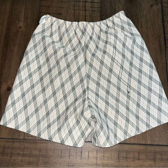 Vintage 1960s Polyester Tweed High Waisted Shorts New NWT NOS Sz8 - Picture 1 of 4